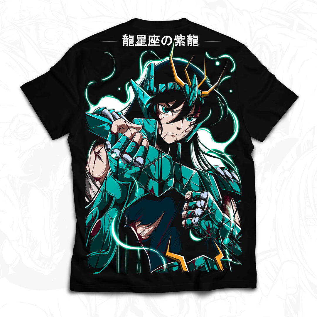 SHIRYU DE DRAGÃO (ESTAMPA COSTAS)