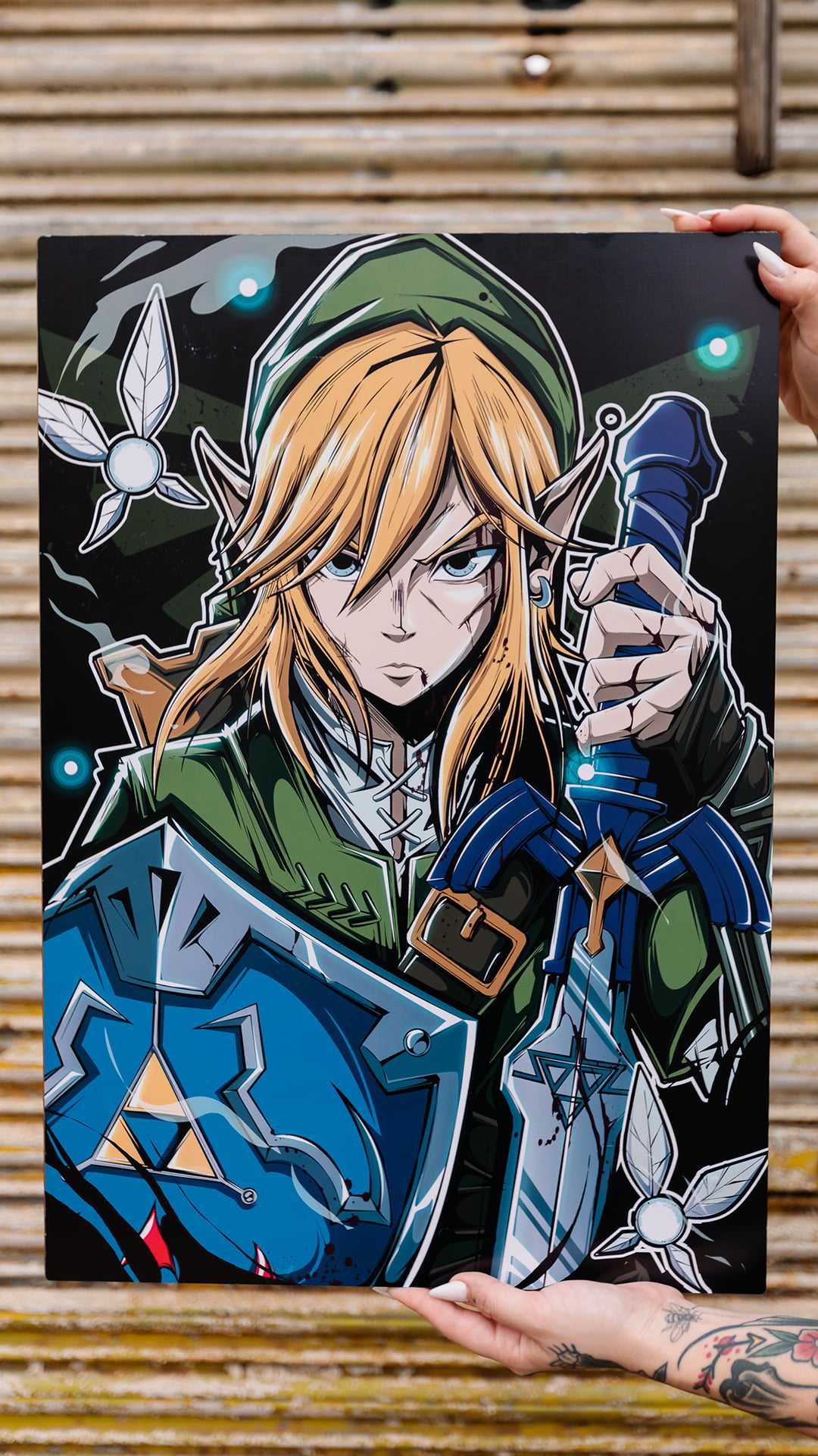 Quadro Decorativo Link Zelda